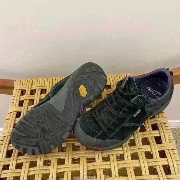 Dansko Paisley Vibram soled black and purple clogs2athletic shoes/Waterproof, 36 - Picture 4 of 5